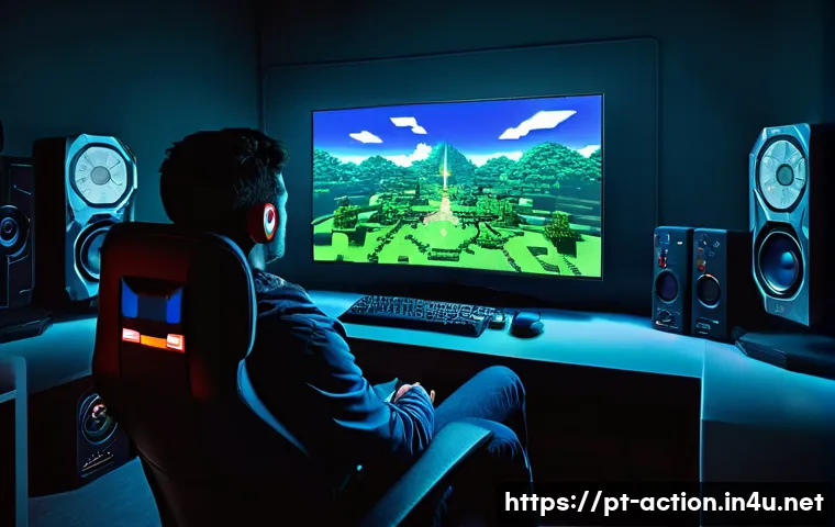 고전 액션 어드벤쳐 리마스터 - **Prompt:** A vivid, high-definition image capturing a moment of intense focus and joy from a male g...